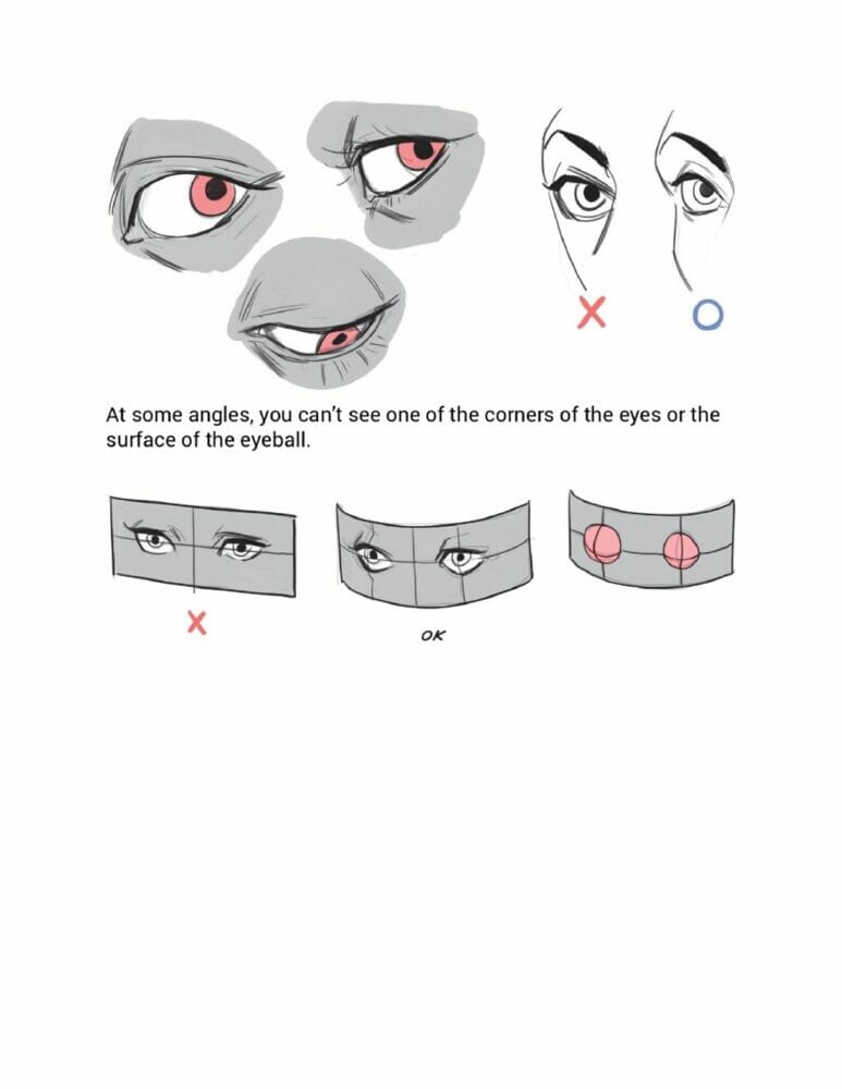 Manga Eye Drawing Reference Guide